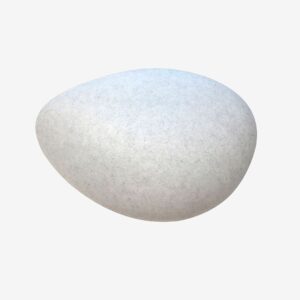 LightsOn – Stone XL 40 cm dekorativ sten – Vit – Dekorationsbelysning – Från Homeroom