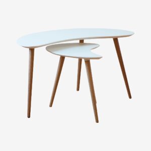 Living – Satsbord Fiona – Vit – Soffbord – Från Homeroom