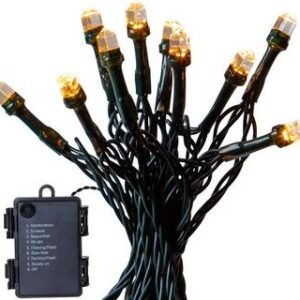 Ljusslinga Diamond Star Light 6m Black