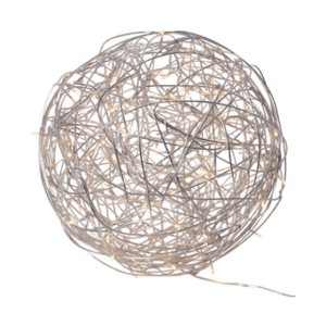 Ljusslinga TRASSEL Alu.wire 40cm Silver