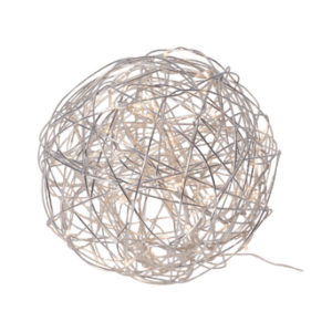 Ljusslinga Trassel 30 cm Silver