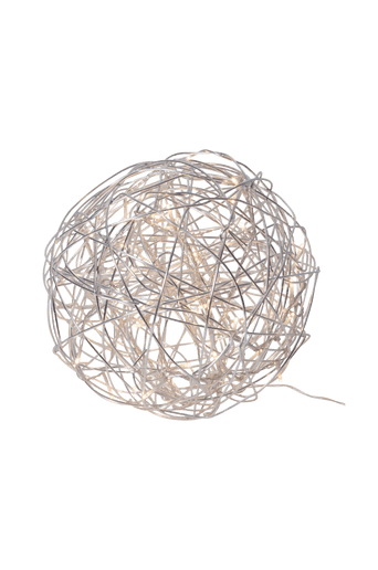 Ljusslinga Trassel 30 cm Silver