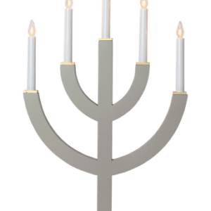 Ljusstake Anno 59 cm Grå