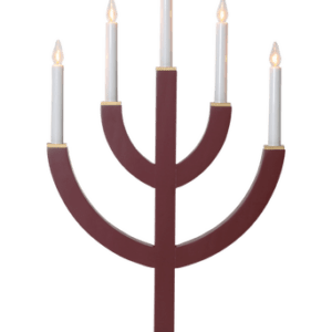 Ljusstake Anno 59 cm Röd