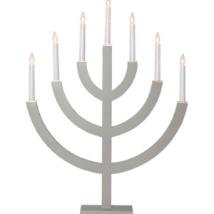 Ljusstake Anno 71cm Grå