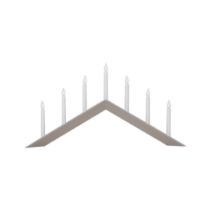 Ljusstake Arrow Beige