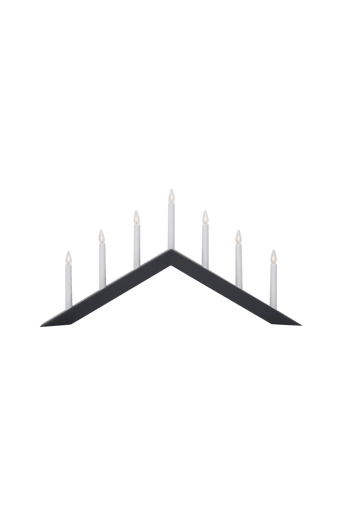 Ljusstake Arrow Grå
