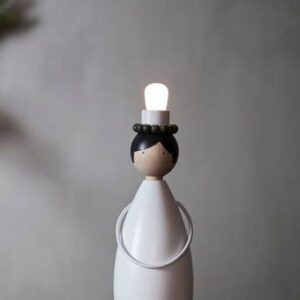 Ljusstake Lucia Classic höjd 26 cm White