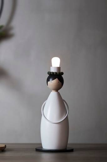 Ljusstake Lucia Classic höjd 26 cm White