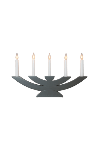 Ljusstake Navida 24cm Grafitgrå