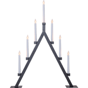 Ljusstake Oliver Black