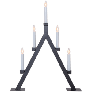 Ljusstake Oliver Black