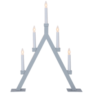 Ljusstake Oliver Grey