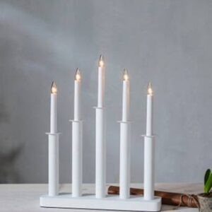 Ljusstake Plate 45cm White