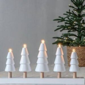 Ljusstake SKOG White