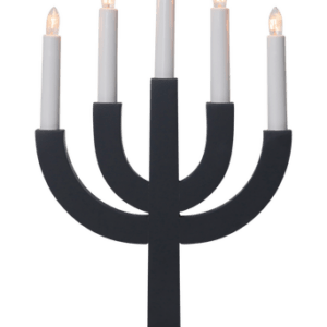 Ljusstake Selma Mörkgrå