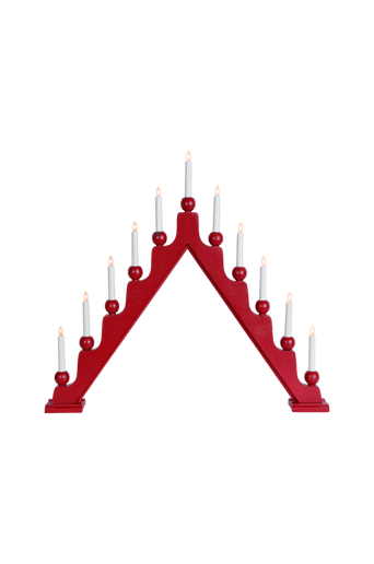 Ljusstake Stellan Röd