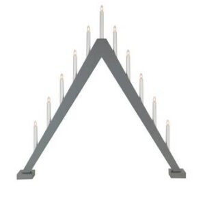 Ljusstake Trill Grå