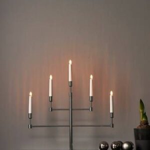 Ljusstake Vide höjd 53 cm Chrome