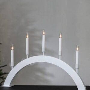 Ljusstake Vind höjd 38 cm White