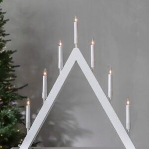 Ljusstake Vind höjd 63 cm White