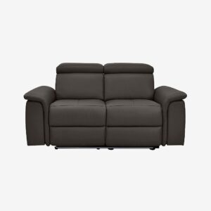 Loft24 – 2-sits soffa med manuell relaxfunktion Pareli – Brun – 2-sits soffor – Från Homeroom