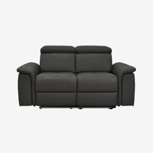 Loft24 – 2-sits soffa med manuell relaxfunktion Pareli – Brun – 2-sits soffor – Från Homeroom