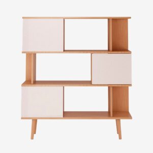 Loft24 – Bokhylla Alandra – Vit – Bokhyllor – Från Homeroom