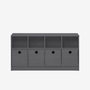 Loft24 – Bokhylla Alpi – Grå – Skänkar & sideboards – Från Homeroom