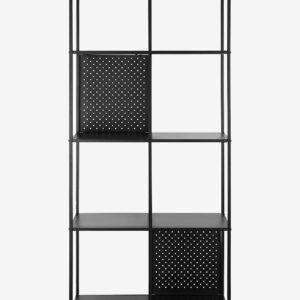 Loft24 – Bokhylla Järn Charleston – Svart – Bokhyllor – Från Homeroom