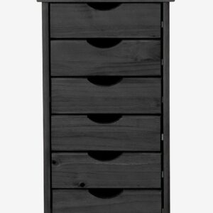 Loft24 – Byrå Gava 6 lådor – Svart – Byråar – Från Homeroom