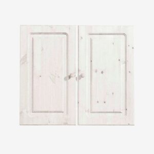 Loft24 – Dörr Set om 2 Billie Massive – Vit – Skåp – Från Homeroom