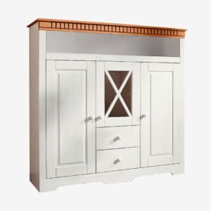 Loft24 – Highboard Lisa – Vit – Skåp – Från Homeroom