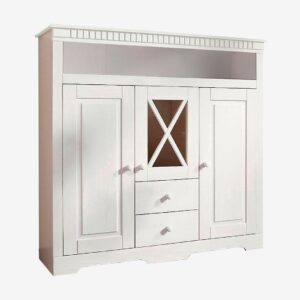 Loft24 – Highboard Lisa – Vit – Skåp – Från Homeroom