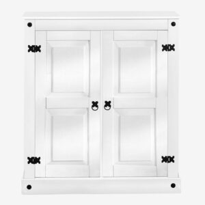 Loft24 – Hög skänk MEXICO Cab 2D – Vit – Skänkar & sideboards – Från Homeroom