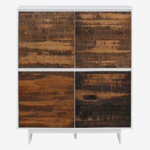 Loft24 – Hög skänk Morgan 4 dörrar – Flerfärgad – Skänkar & sideboards – Från Homeroom