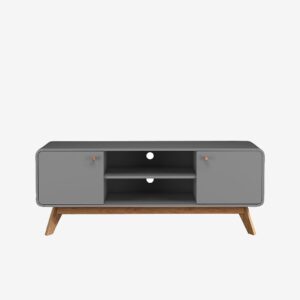 Loft24 – Låg skänk Cassie – Grå – TV-bänkar & mediabänkar – Från Homeroom
