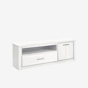 Loft24 – Låg skänk Celia 1 dörr/1 låda – Vit – TV-bänkar & mediabänkar – Från Homeroom