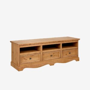 Loft24 – Låg skänk Melissa 3 lådor – Brun – TV-bänkar & mediabänkar – Från Homeroom