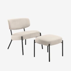 Loft24 – Lounge Stol Jerry – Vit – Fåtöljer – Från Homeroom