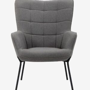 Loft24 – Loungestol Boris – Grå – Fåtöljer – Från Homeroom