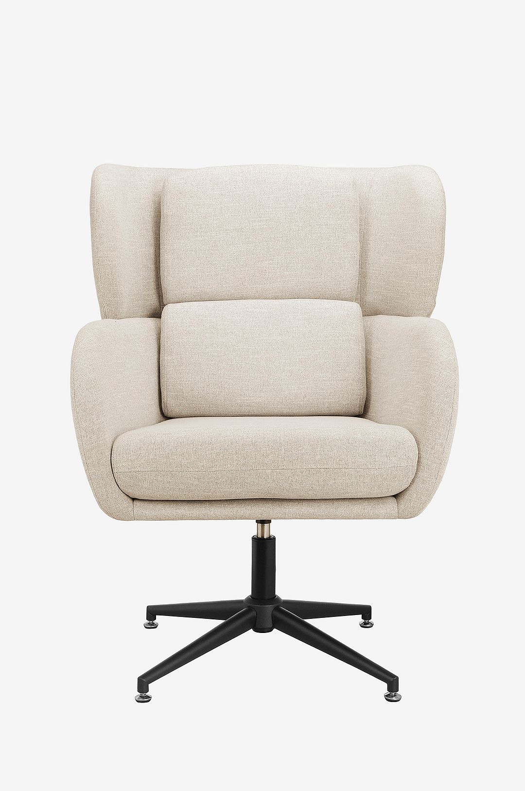 Loft24 – Loungestol snurrfåtölj Vanessa – Vit – Fåtöljer – Från Homeroom