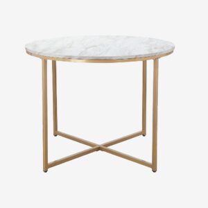 Loft24 – Matbord Maro Ø90 – Vit – Matbord – Från Homeroom