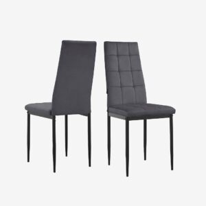 Loft24 – Matstol 2-pack Becca – Grå – Stolar – Från Homeroom