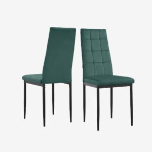 Loft24 – Matstol 2-pack Becca – Grön – Stolar – Från Homeroom