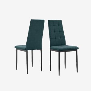 Loft24 – Matstol 2-pack Becca – Grön – Stolar – Från Homeroom