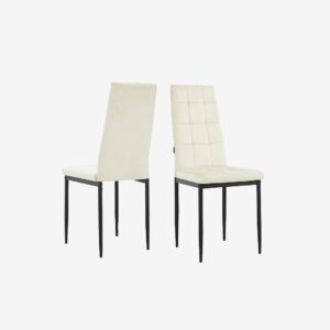 Loft24 – Matstol 2-pack Becca – Vit – Stolar – Från Homeroom