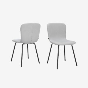 Loft24 – Matstol 2-pack Ulmar – Grå – Stolar – Från Homeroom