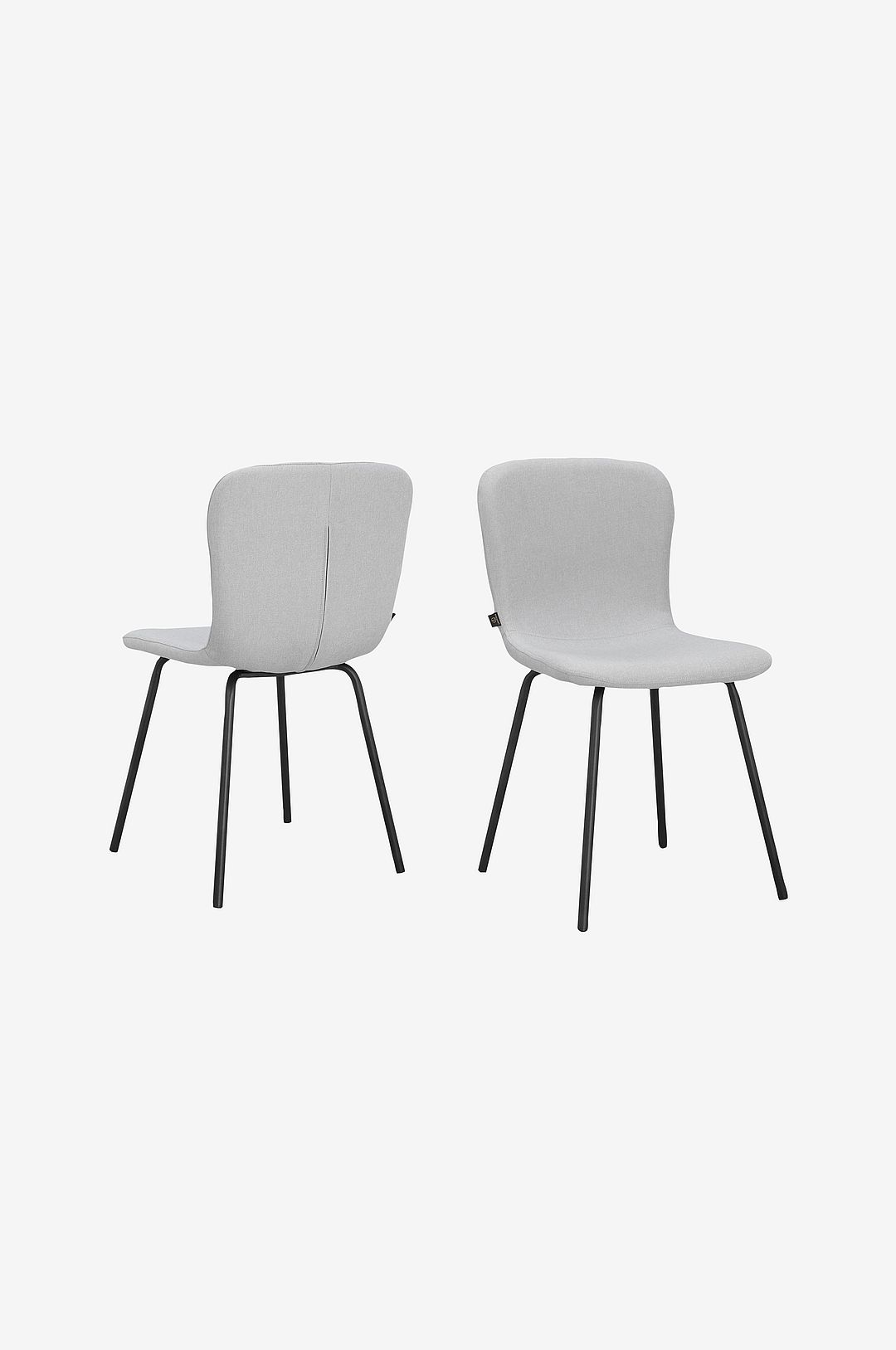 Loft24 – Matstol 2-pack Ulmar – Grå – Stolar – Från Homeroom