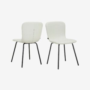 Loft24 – Matstol 2-pack Ulmar – Vit – Stolar – Från Homeroom